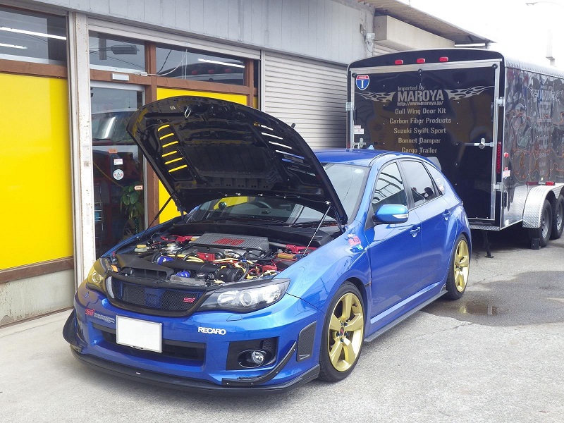 MAROYA スバル インプレッサ［GRF］用ボンネットダンパー