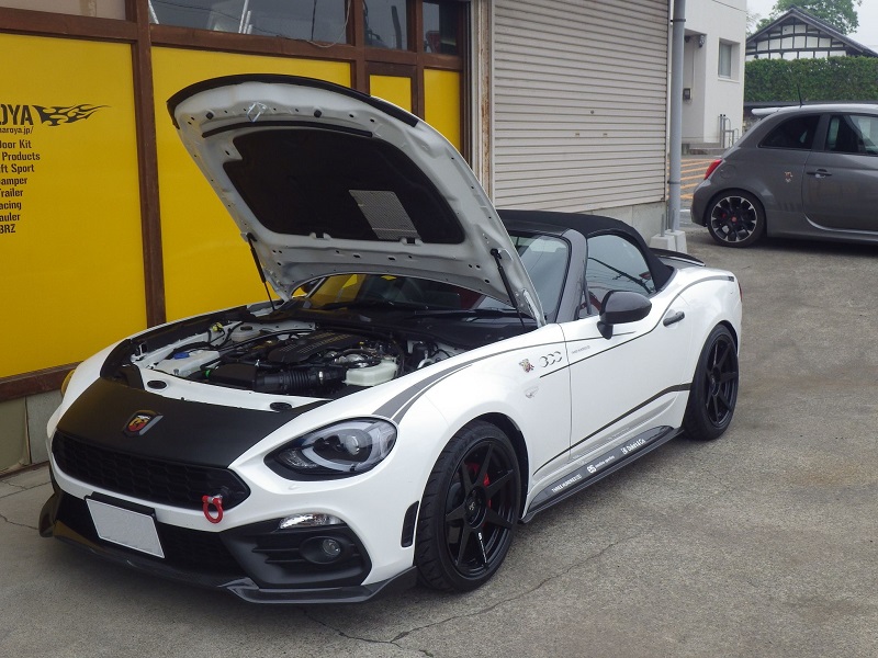 MAROYA アバルト ABARTH124 スパイダー［NF2WK］用ボンネットダンパー