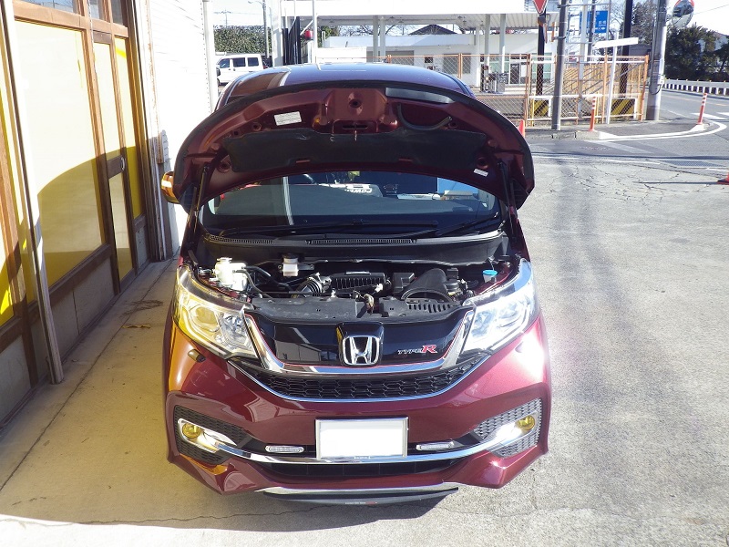 MAROYA ホンダ ステップワゴンスパーダ［RP3］用ボンネットダンパー