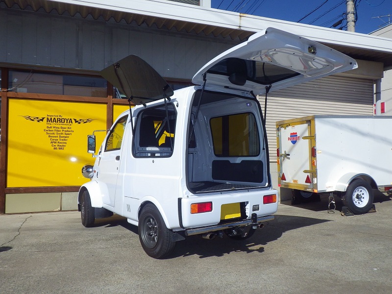 MAROYA ダイハツ ミゼットIIカーゴ［K100C］用リアゲートダンパー