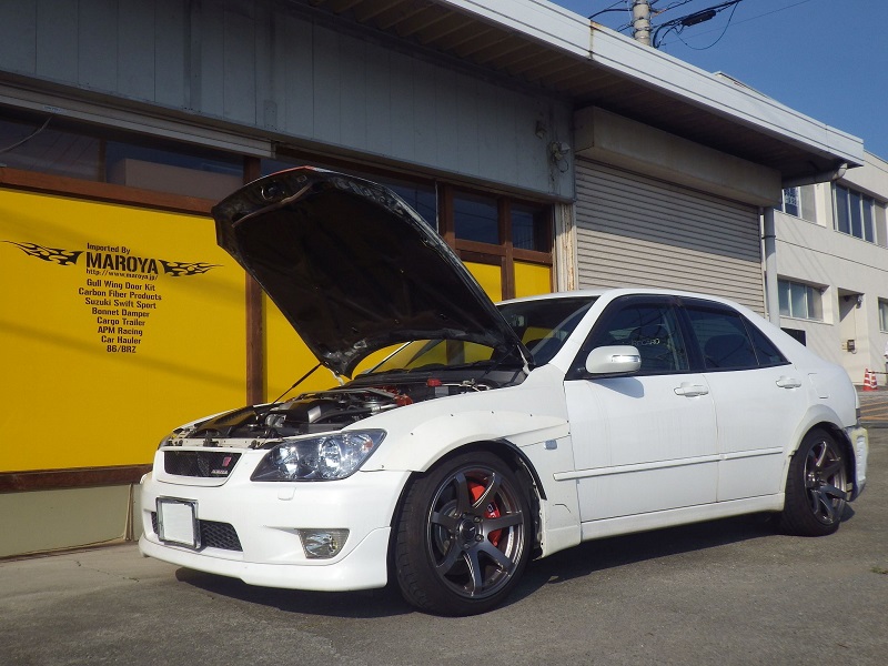 MAROYA トヨタ アルテッツァ［SXE10］用ボンネットダンパー