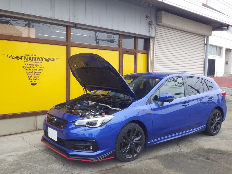 MAROYA スバル インプレッサスポーツ［GT7］用ボンネットダンパー