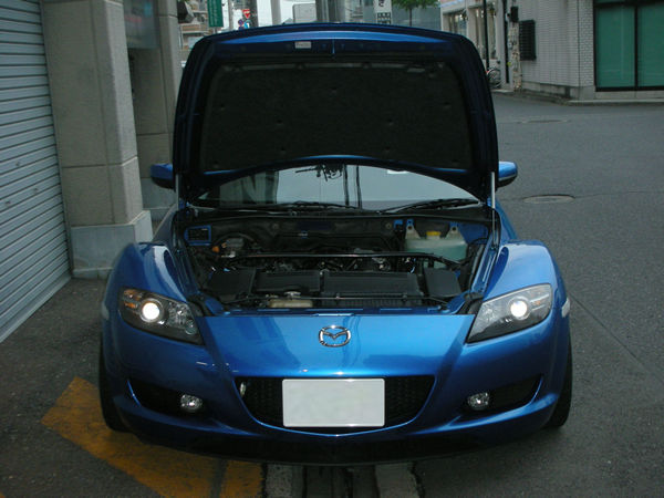 MAROYA マツダ RX-8［SE3P］用ボンネットダンパー