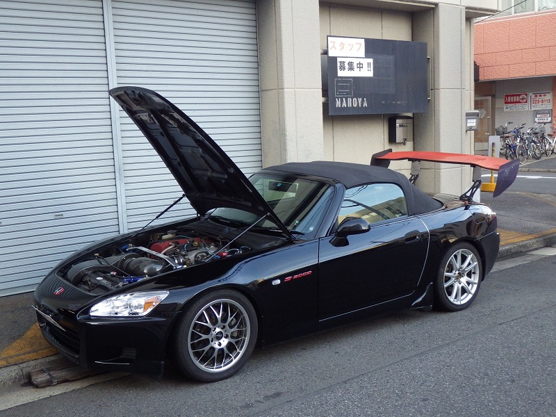 MAROYA ホンダ S2000［AP1］用ボンネットダンパー