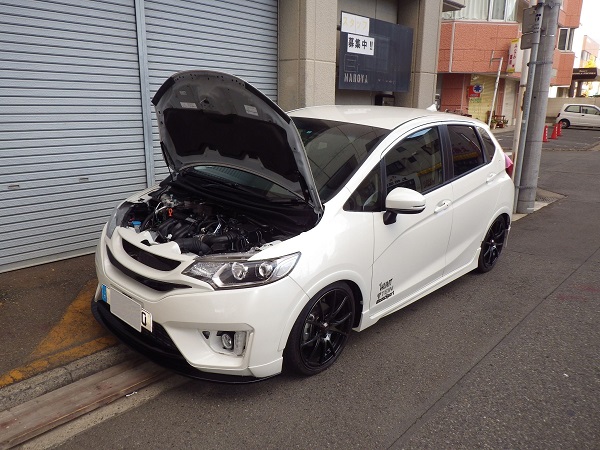 MAROYA ホンダ フィット［GK3］用ボンネットダンパー