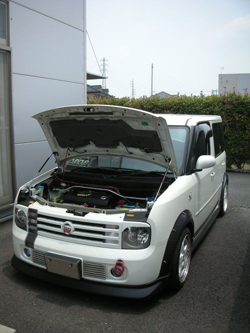 MAROYA 日産 キューブ［BGZ11］用ボンネットダンパー