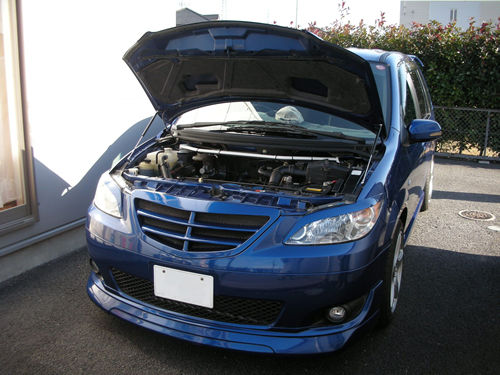 MAROYA マツダ MPV［LW3W（後期）］用ボンネットダンパー
