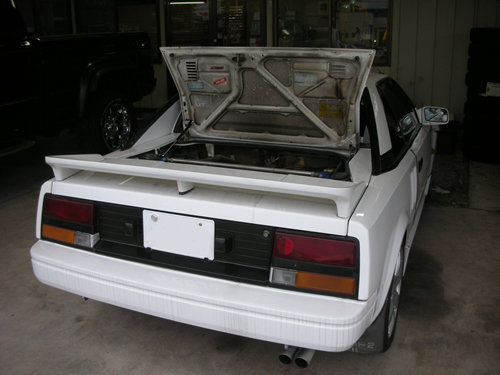 MAROYA トヨタ MR2［AW11］用エンジンフードダンパー
