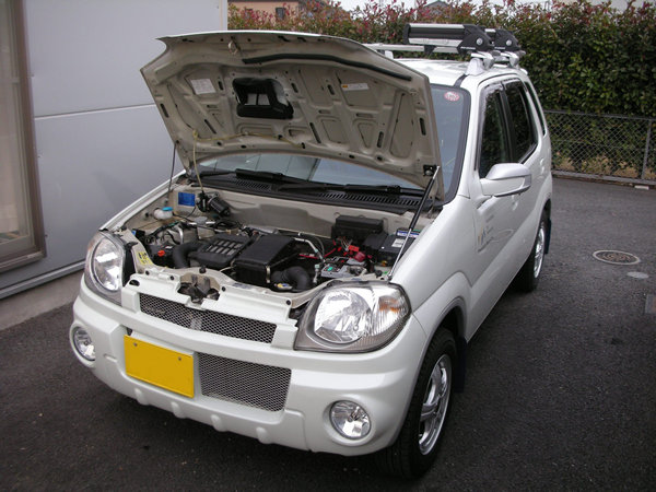 MAROYA スズキ Kei［HN11S］用ボンネットダンパー