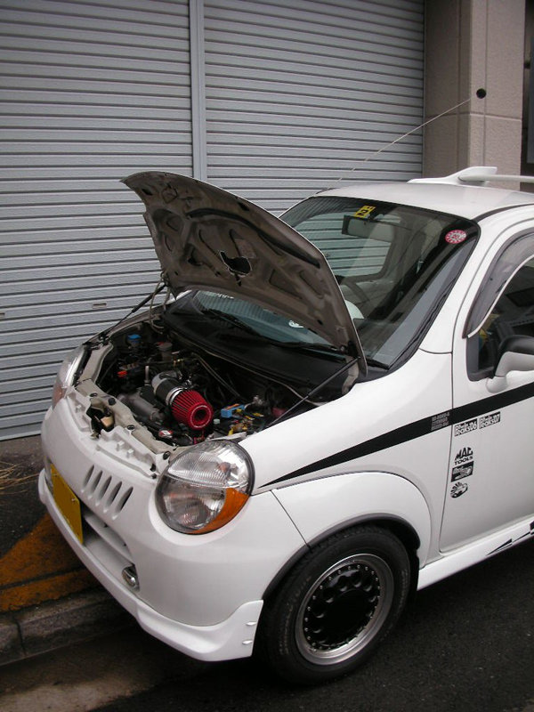 MAROYA スズキ ツイン［EC22S］用ボンネットダンパー