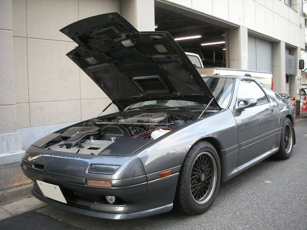 MAROYA マツダ RX-7［FC3S］用ボンネットダンパー